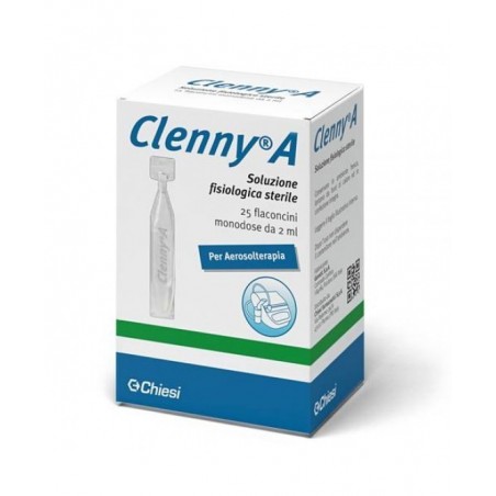 Chiesi Farmaceutici Clenny A Soluzione Fisiologica Sterile Per Aerosolterapia 25 Flaconcini Monodose Da 2 Ml