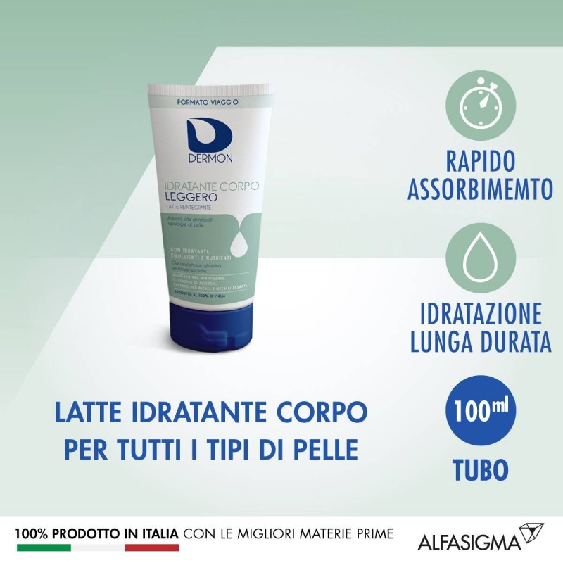 Alfasigma Dermon Idratante Corpo Leggero 100 Ml