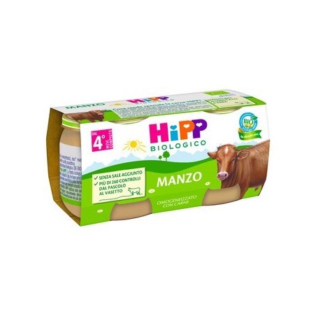 Hipp Italia Hipp Bio Hipp Bio Omogeneizzato Manzo 2x80 G