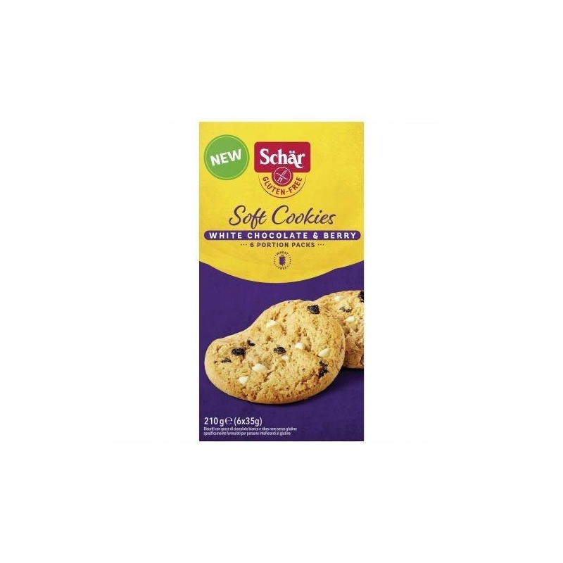 Dr. Schar Schar Soft Cookie White Chocolate 210 G