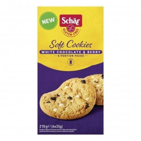 Dr. Schar Schar Soft Cookie White Chocolate 210 G