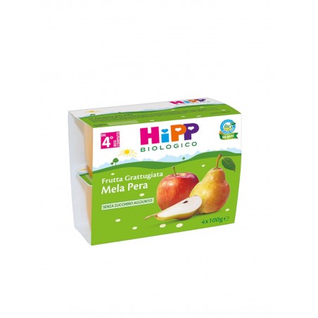 Hipp Italia Hipp Bio Frutta Grattuggiata Mela Pera 4x100 G