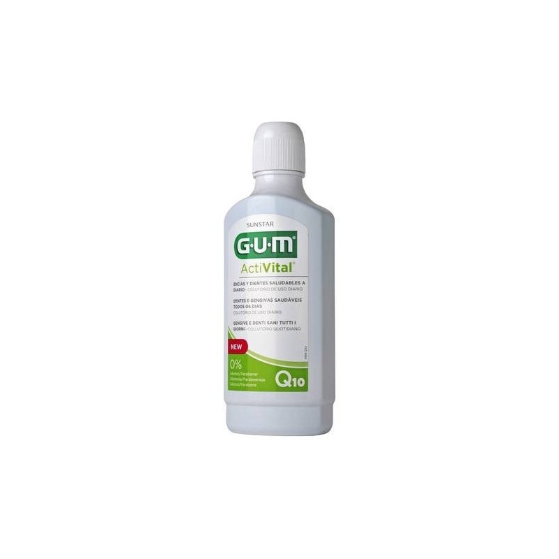 Sunstar Italiana Gum Activital Collutori0 500 Ml + R Rinse 120 Ml