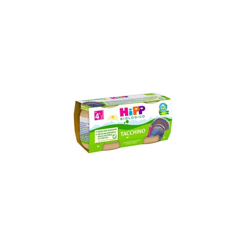 Hipp Italia Hipp Bio Hipp Bio Omogeneizzato Tacchino 2x80 G