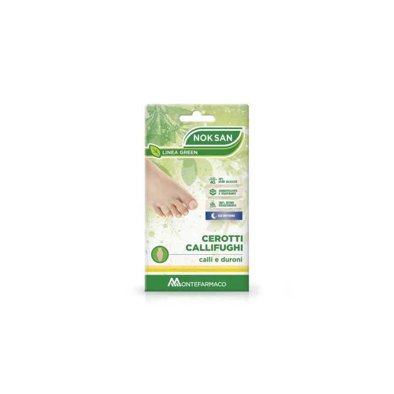 Montefarmaco Otc Cerotto Callifugo Notturno Noksan Green 9 Pezzi