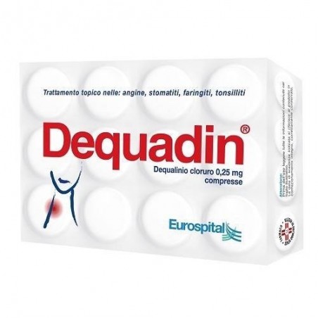 Eurospital Dequadin 0,25 Mg Compresse Dequalinio Cloruro