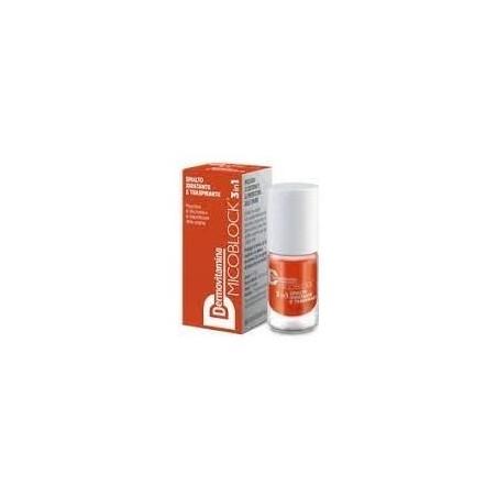 Pasquali Dermovitamina Micoblock 3 In 1 Smalto Idratante E Traspirante Arancio Scuro 5 Ml