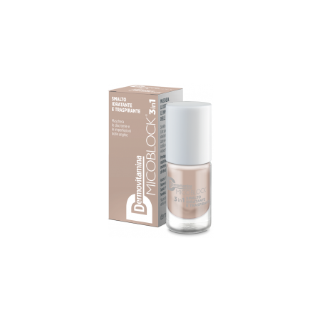 Pasquali Dermovitamina Micoblock 3in1 Smalto Idratante E Traspirante Beige 5 Ml