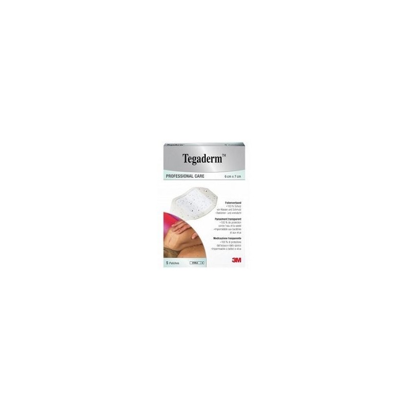 3m Italia Tegaderm Medicazione Impermeabile Trasparente 5 Pezzi 6x7 Cm