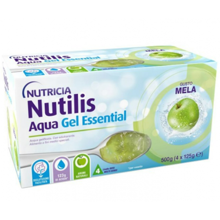 Danone Nutricia Soc. Ben. Nutilis Aqua Gel Mela 4 Pezzi Da 125 G