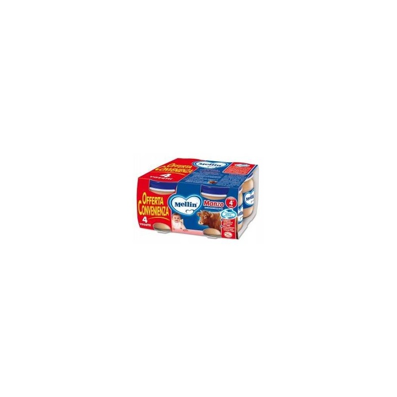 Danone Nutricia Soc. Ben. Mellin Omogeneizzato Manzo 4x80 G