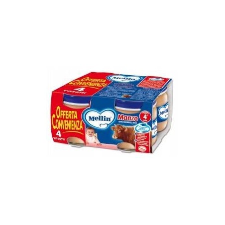 Danone Nutricia Soc. Ben. Mellin Omogeneizzato Manzo 4x80 G