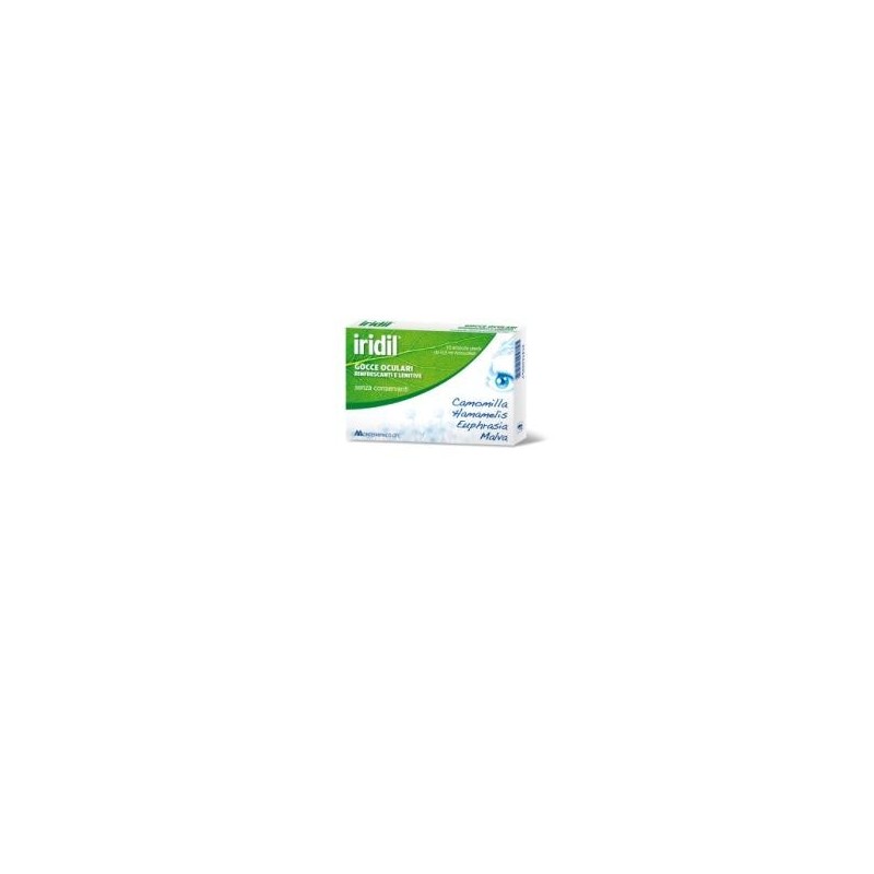 Montefarmaco Otc Gocce Oculari Iridil 10 Ampolle Monodose Richiudibili 0,5 Ml