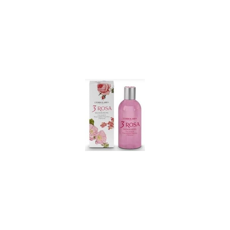 L'Erbolario Bagnoschiuma 3 Rosa 250 ml