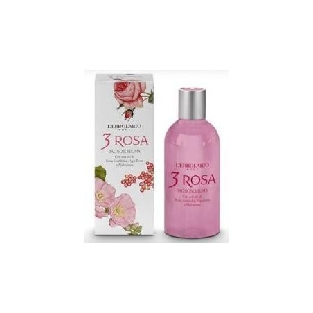 L'Erbolario Bagnoschiuma 3 Rosa 250 ml