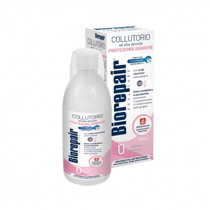 Coswell Biorepair Oral Care Con Antibatterico Collutorio Ad Alta Densita' Protezione Gengive 500 Ml