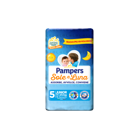 Fater Pampers Sole&luna Junior 15 Pezzi