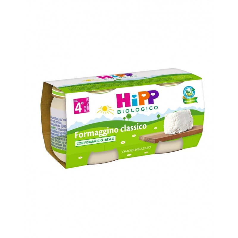 Hipp Italia Hipp Bio Omogeneizzato Formaggino Classico 2x80 G