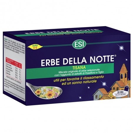 Esi Erbe Della Notte Tisana 20 Filtri Astuccio 40 G