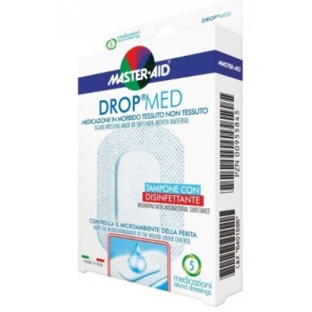 Pietrasanta Pharma Medicazione Master-aid Drop Med 10 X 10 Cm 5 Pezzi