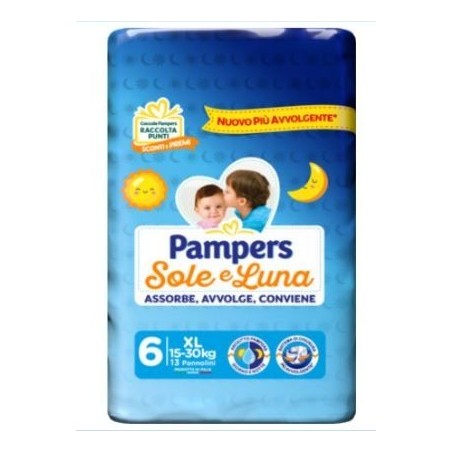 Fater Pampers Sole Luna Xl 13 Pezzi