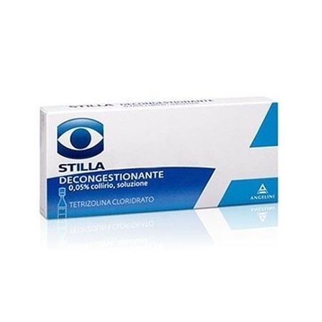 Stilla Decongestionante 50 mg/100 ml Tetrizolina Collirio 10 Flaconcini Monodose Angelini