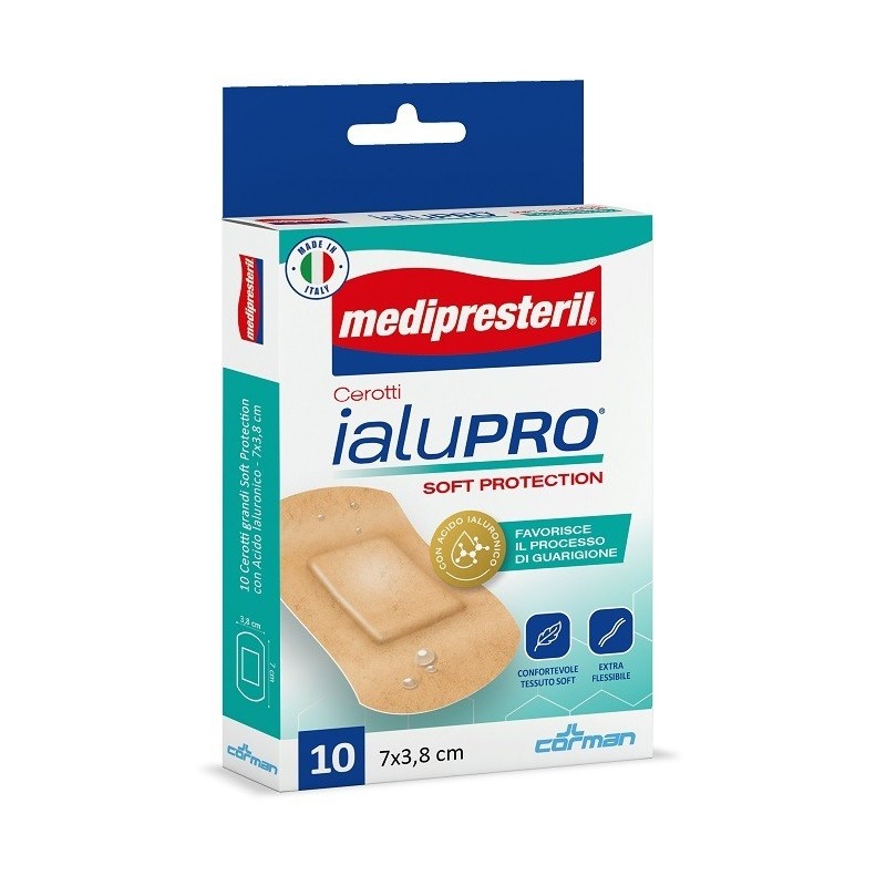 Corman Medipresteril Cerotti Ialupro Soft Protection Super 7x3,8cm 10 Pezzi