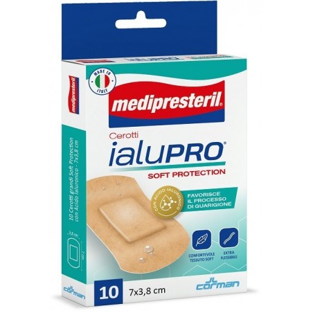 Corman Medipresteril Cerotti Ialupro Soft Protection Super 7x3,8cm 10 Pezzi