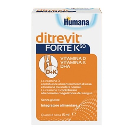 Humana Italia Ditrevit Forte K50 15 Ml Nuova Formulazione