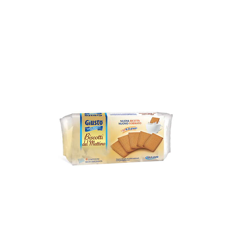 Farmafood Giusto Senza Zucchero Biscotti Mattino 350 G