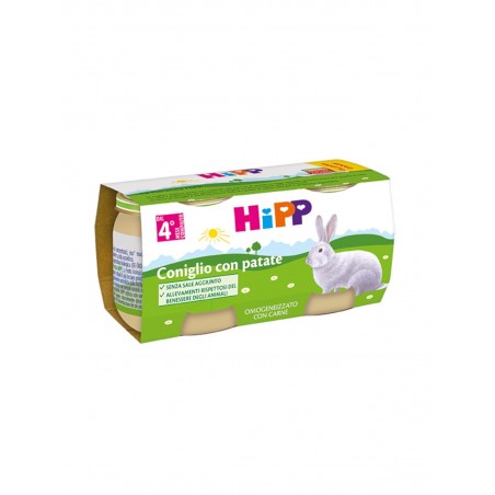 Hipp Italia Hipp Omogeneizzato Coniglio Con Patate 2x80 G