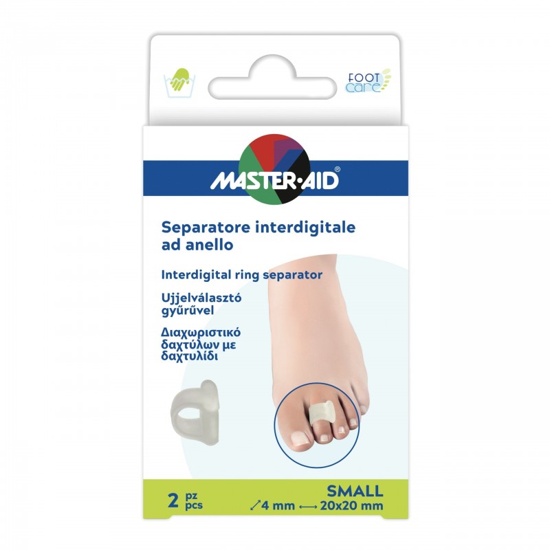 Pietrasanta Pharma Separatore Dita Master-aid Footcare Con Anello Small 2 Pezzi C17