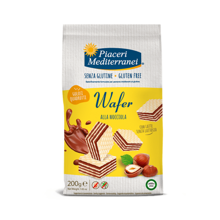 Eurospital Piaceri Mediterranei Wafer Alle Nocciole 200 G