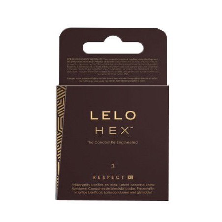 Hex - Leloi Ab Hex Preservativi Respect Lelo 3 Pezzi