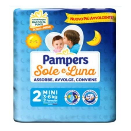 Fater Pampers Sole Luna Midini 21 Pezzi