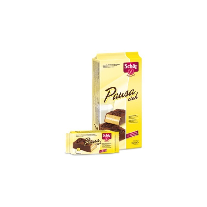 Dr. Schar Schar Pausa Ciok Merendine Di Pan Di Spagna Con Crema Di Latte 10 Pezzi Da 35 G