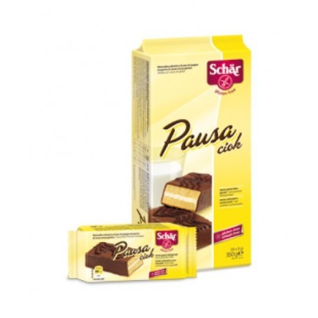 Dr. Schar Schar Pausa Ciok Merendine Di Pan Di Spagna Con Crema Di Latte 10 Pezzi Da 35 G