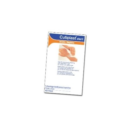 Smith & Nephew Medicazione Cutiplast Steril Adesiva Supporto In Tnt Adesivo Poliacrilato Ipollergenico Tampone Non Aderente 10x8