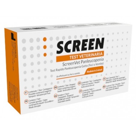 Screen Pharma S Screenvet Test Rapido Panleucopenia Feci/vomito Gatto