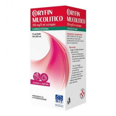 Sit Laboratorio Farmac. Coryfin Mucolitico 250 Mg/5 Ml Sciroppo Carbocisteina