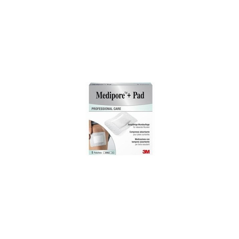 3m Italia Medicazione Medipore+pad 10x10cm 5pezzi