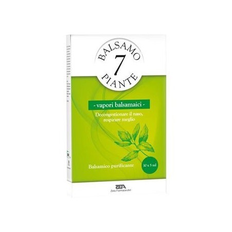 Zeta Farmaceutici Essenza Balsamica 7 Piante Per Vaporizzatori In Fialetta 10 X 5 Ml