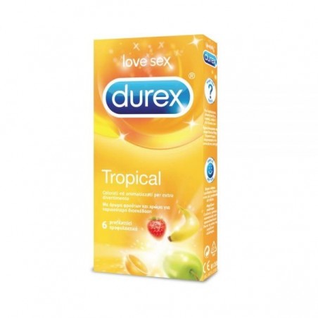 Reckitt Benckiser H. Profilattico Durex Tropical Easy On 6 Pezzi