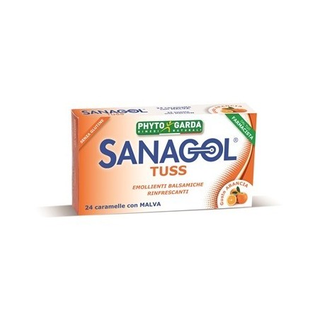 Named Sanagol Tussis Arancia 24 Caramelle