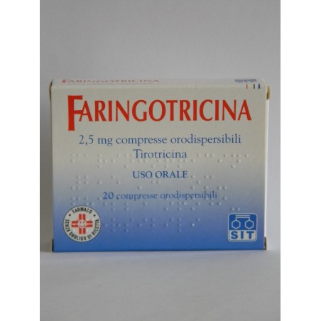 Sit Laboratorio Farmac. Faringotricina 2,5 Mg Compresse Orodispersibili Tirotricina