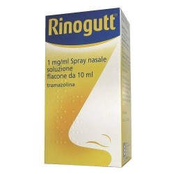 Rinogutt Spray Nasale Farmaco Decongestionante per Naso Chiuso 10 ml