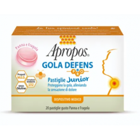 Desa Pharma Apropos Gola Defens Pro 20 Pastiglie Junior Panna Fragola