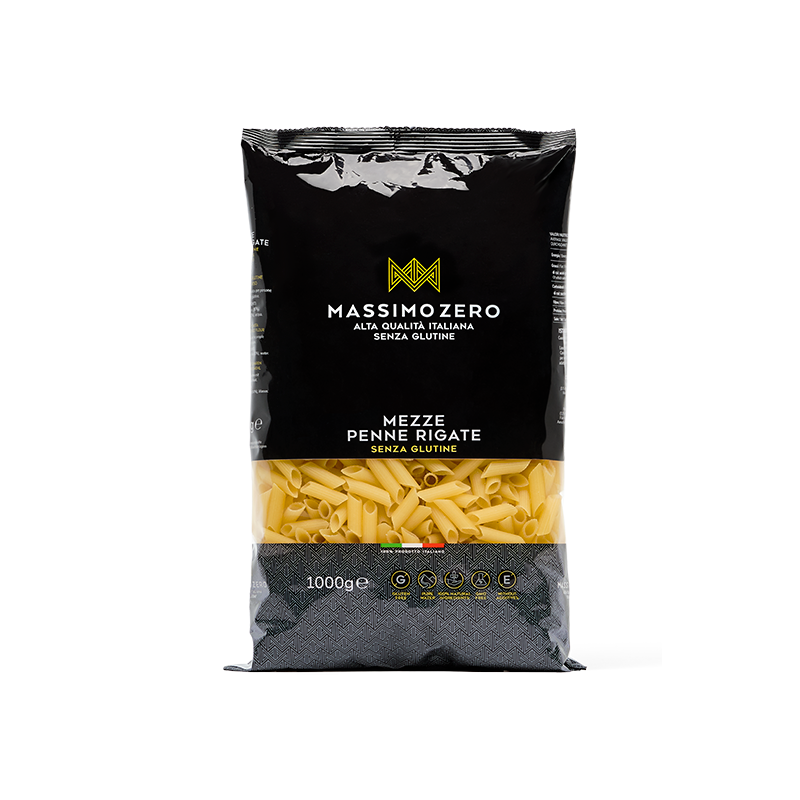 Massimo Zero Mezze Penne Rigate 1 Kg