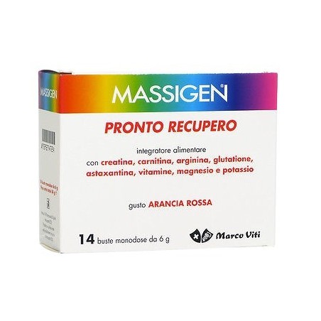 Marco Viti Farmaceutici Massigen Pronto Recupero 14 Bustine 6 G