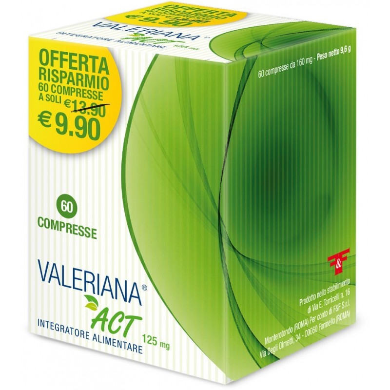 F&f Valeriana Act 60 Compresse